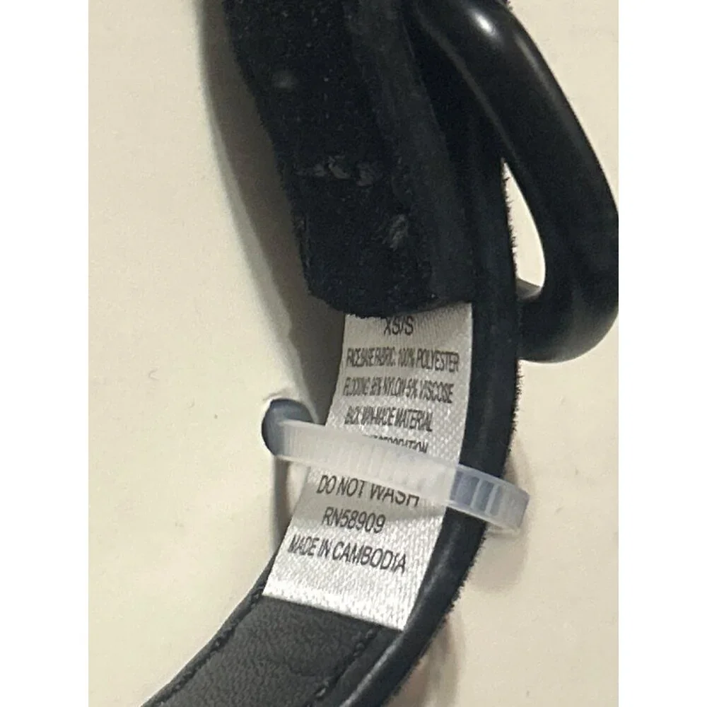 Southern Living XS/S Black Dog Collar Black 10-14 Inch